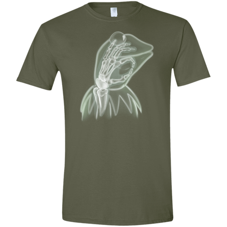 T-Shirts Military Green / S Kermit the Troll Men's Semi-Fitted Softstyle