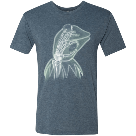 T-Shirts Indigo / S Kermit the Troll Men's Triblend T-Shirt