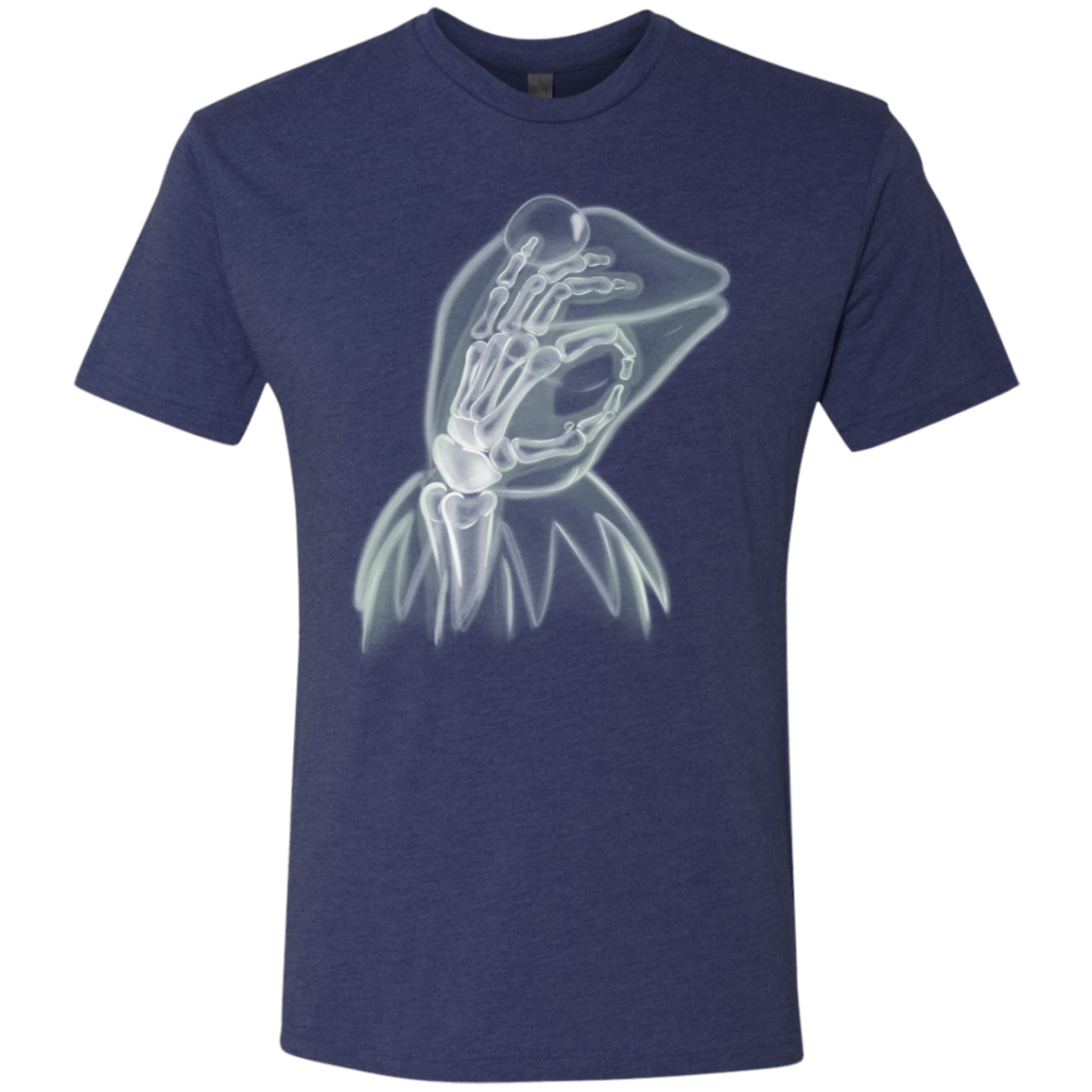 T-Shirts Vintage Navy / S Kermit the Troll Men's Triblend T-Shirt