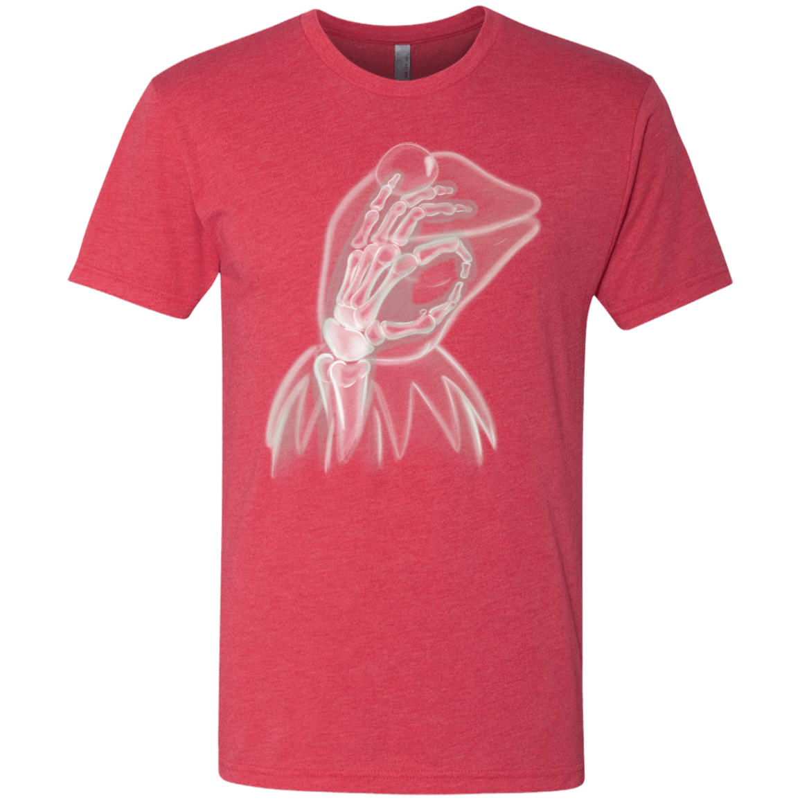 T-Shirts Vintage Red / S Kermit the Troll Men's Triblend T-Shirt