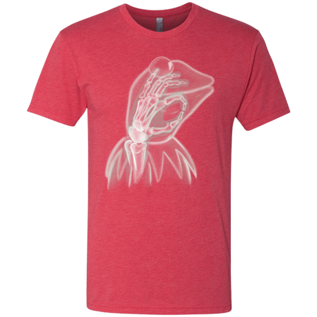 T-Shirts Vintage Red / S Kermit the Troll Men's Triblend T-Shirt