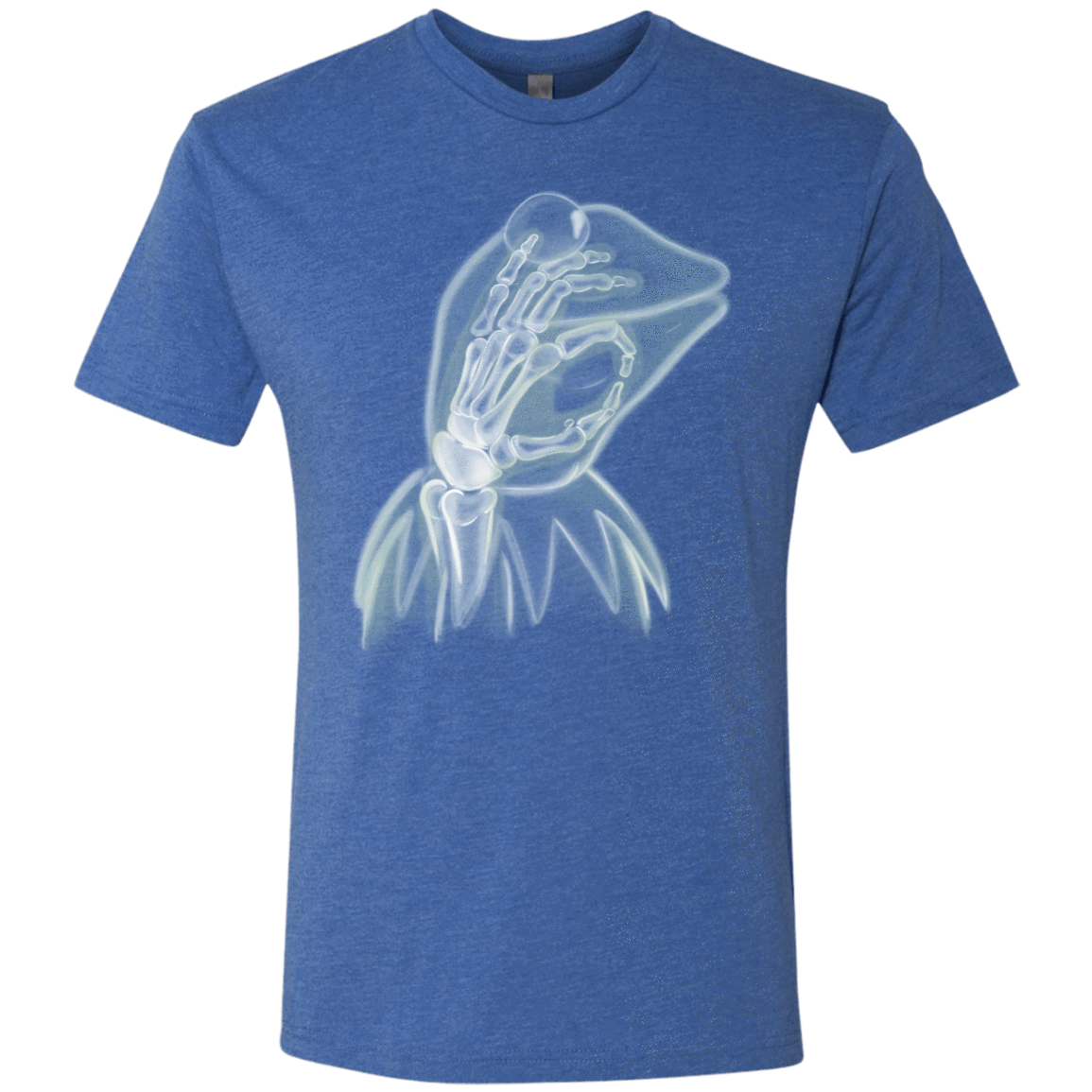 T-Shirts Vintage Royal / S Kermit the Troll Men's Triblend T-Shirt