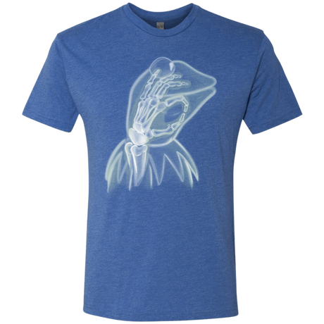 T-Shirts Vintage Royal / S Kermit the Troll Men's Triblend T-Shirt