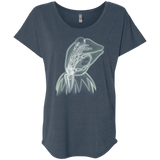 T-Shirts Indigo / X-Small Kermit the Troll Triblend Dolman Sleeve