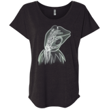 T-Shirts Vintage Black / X-Small Kermit the Troll Triblend Dolman Sleeve