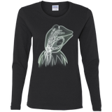 T-Shirts Black / S Kermit the Troll Women's Long Sleeve T-Shirt