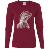 T-Shirts Cardinal / S Kermit the Troll Women's Long Sleeve T-Shirt