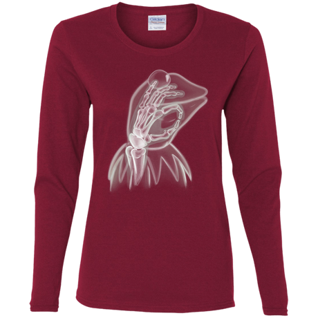 T-Shirts Cardinal / S Kermit the Troll Women's Long Sleeve T-Shirt