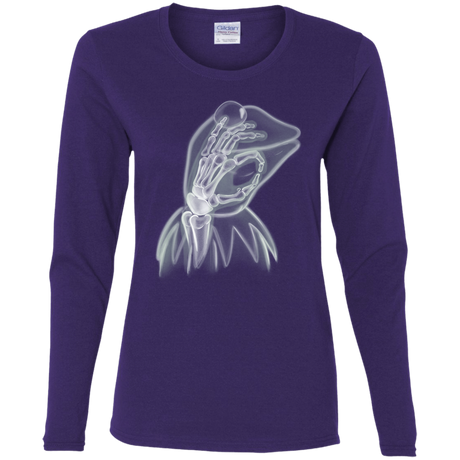 T-Shirts Purple / S Kermit the Troll Women's Long Sleeve T-Shirt