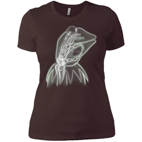 T-Shirts Dark Chocolate / X-Small Kermit the Troll Women's Premium T-Shirt
