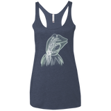 T-Shirts Vintage Navy / X-Small Kermit the Troll Women's Triblend Racerback Tank
