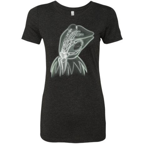 T-Shirts Vintage Black / S Kermit the Troll Women's Triblend T-Shirt