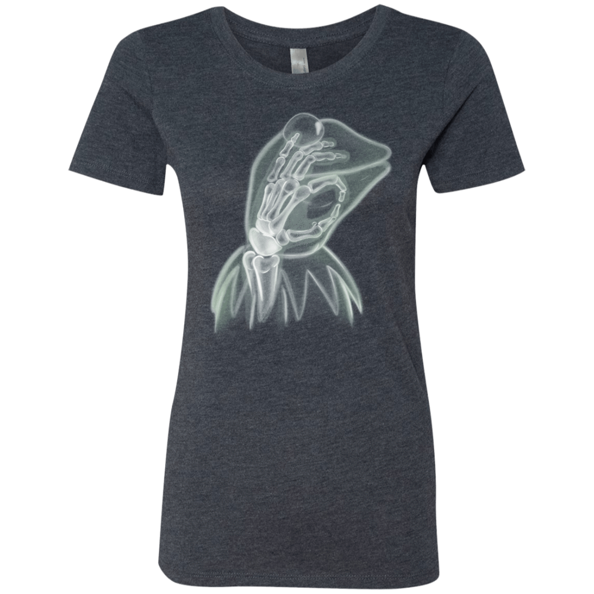 T-Shirts Vintage Navy / S Kermit the Troll Women's Triblend T-Shirt