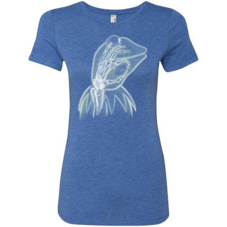 T-Shirts Vintage Royal / S Kermit the Troll Women's Triblend T-Shirt
