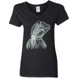 T-Shirts Black / S Kermit the Troll Women's V-Neck T-Shirt