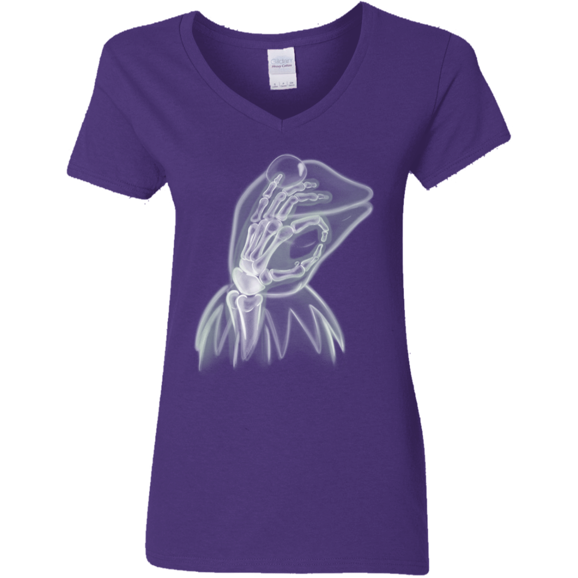 T-Shirts Purple / S Kermit the Troll Women's V-Neck T-Shirt