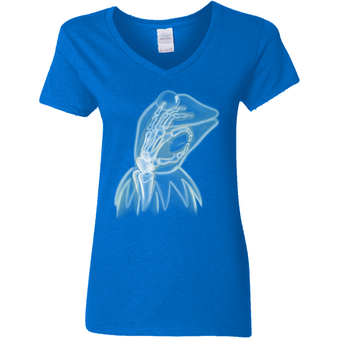 T-Shirts Royal / S Kermit the Troll Women's V-Neck T-Shirt