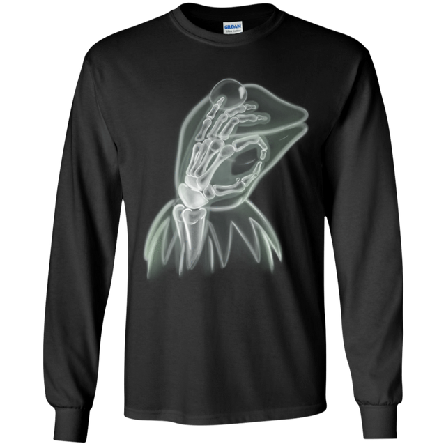 T-Shirts Black / YS Kermit the Troll Youth Long Sleeve T-Shirt