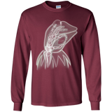 T-Shirts Maroon / YS Kermit the Troll Youth Long Sleeve T-Shirt