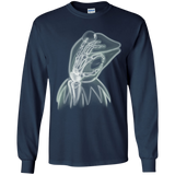 T-Shirts Navy / YS Kermit the Troll Youth Long Sleeve T-Shirt