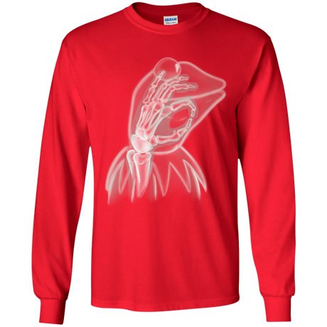 T-Shirts Red / YS Kermit the Troll Youth Long Sleeve T-Shirt