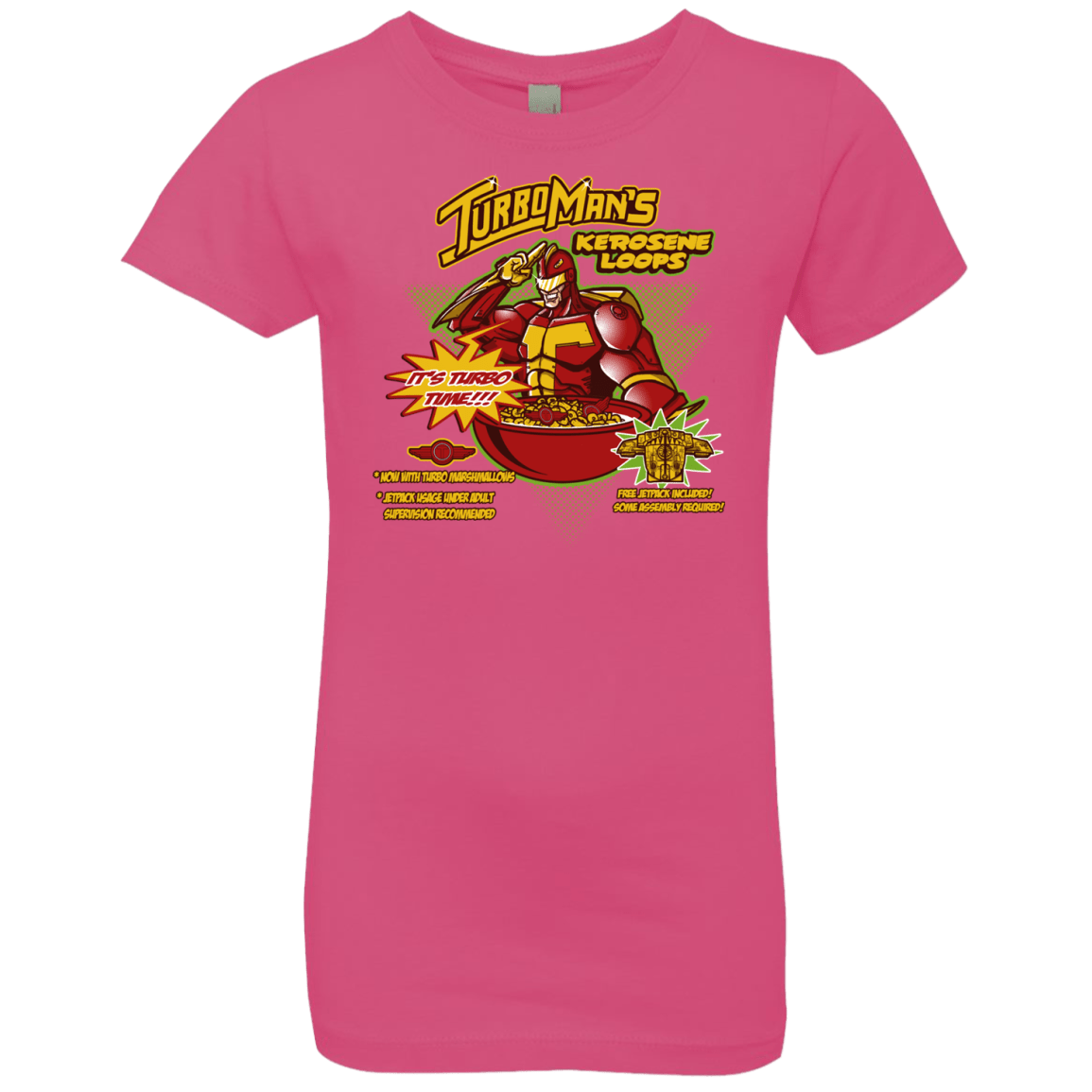 T-Shirts Hot Pink / YXS Kerosene Loops Girls Premium T-Shirt