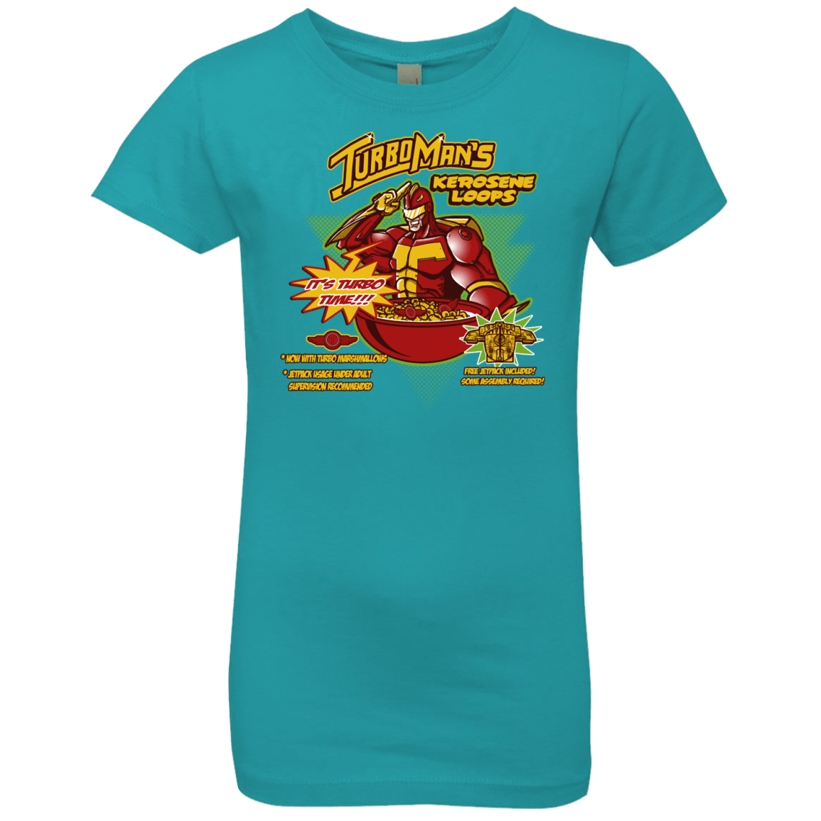 T-Shirts Tahiti Blue / YXS Kerosene Loops Girls Premium T-Shirt