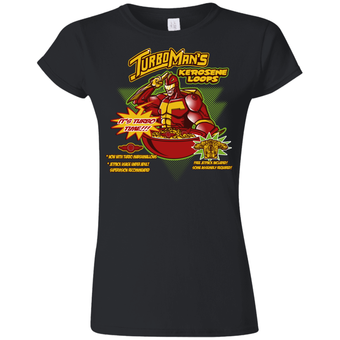 T-Shirts Black / S Kerosene Loops Junior Slimmer-Fit T-Shirt