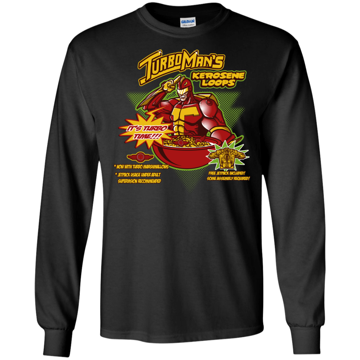 T-Shirts Black / S Kerosene Loops Men's Long Sleeve T-Shirt