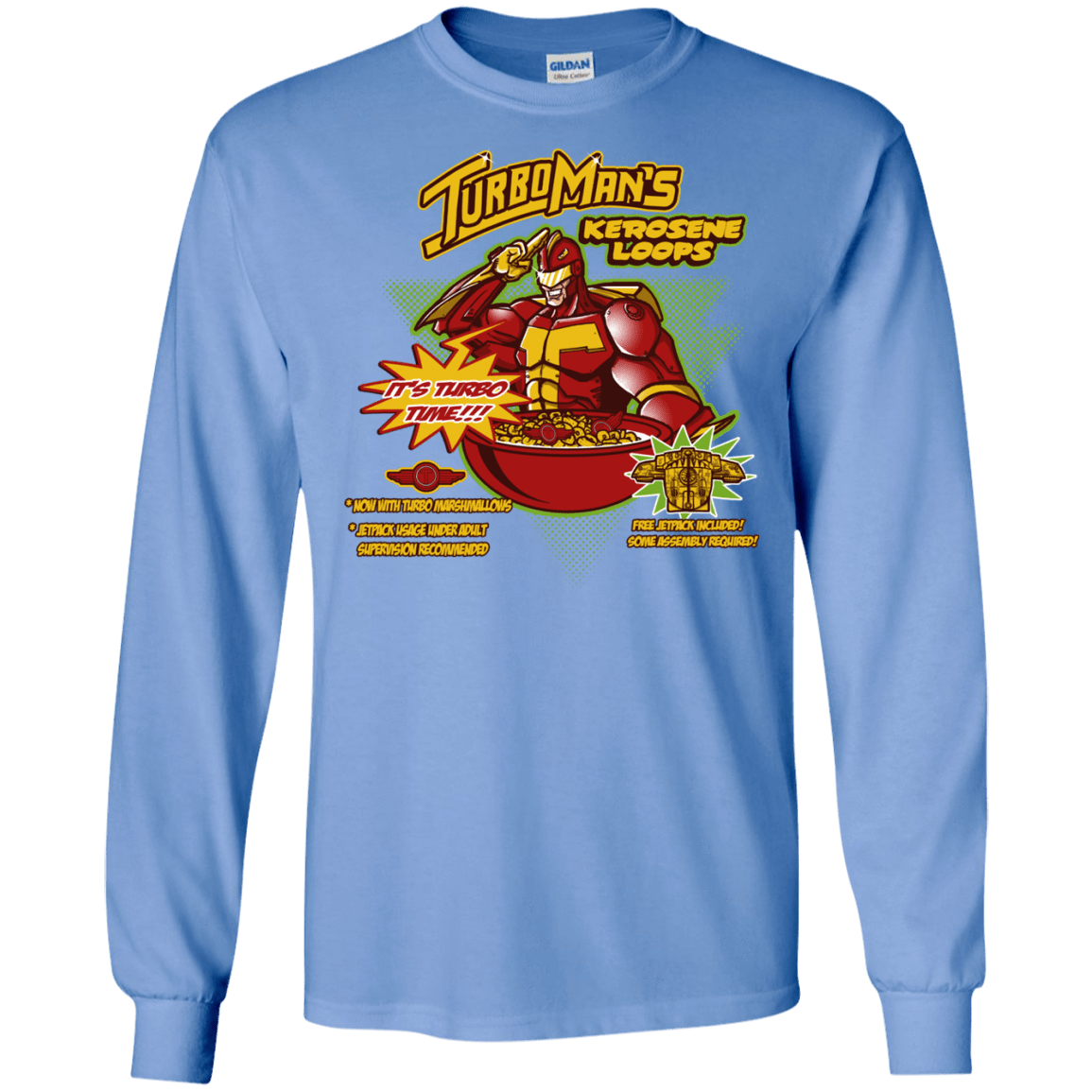 T-Shirts Carolina Blue / S Kerosene Loops Men's Long Sleeve T-Shirt