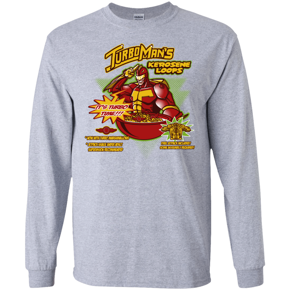 T-Shirts Sport Grey / S Kerosene Loops Men's Long Sleeve T-Shirt