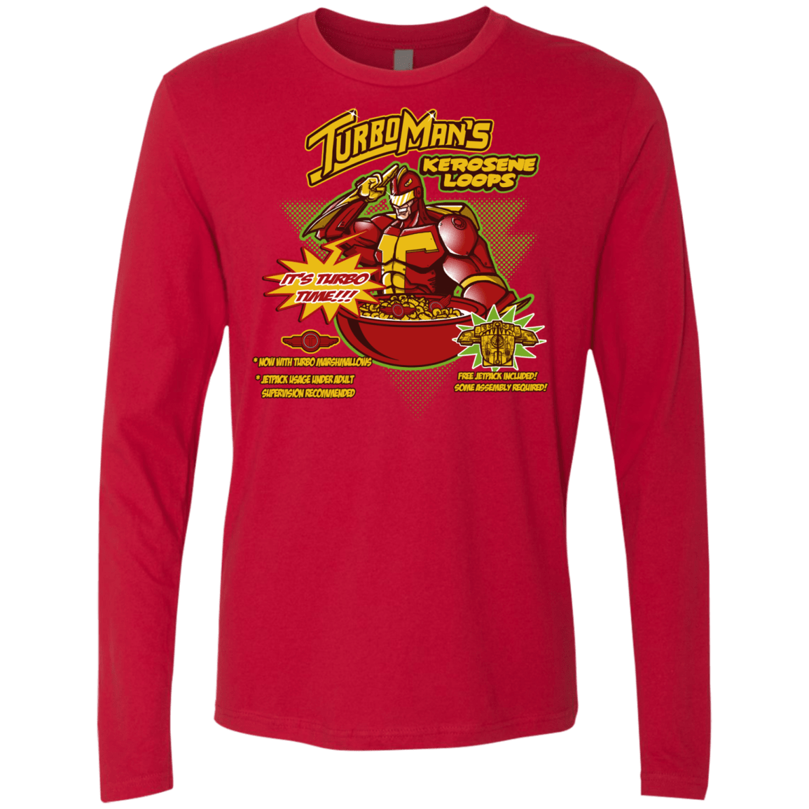 T-Shirts Red / S Kerosene Loops Men's Premium Long Sleeve