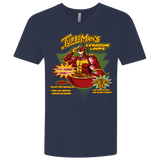 T-Shirts Midnight Navy / X-Small Kerosene Loops Men's Premium V-Neck