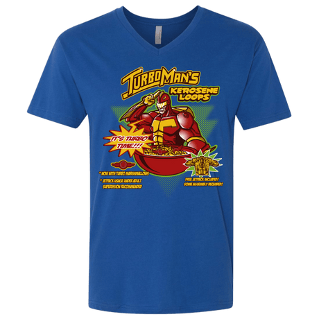 T-Shirts Royal / X-Small Kerosene Loops Men's Premium V-Neck