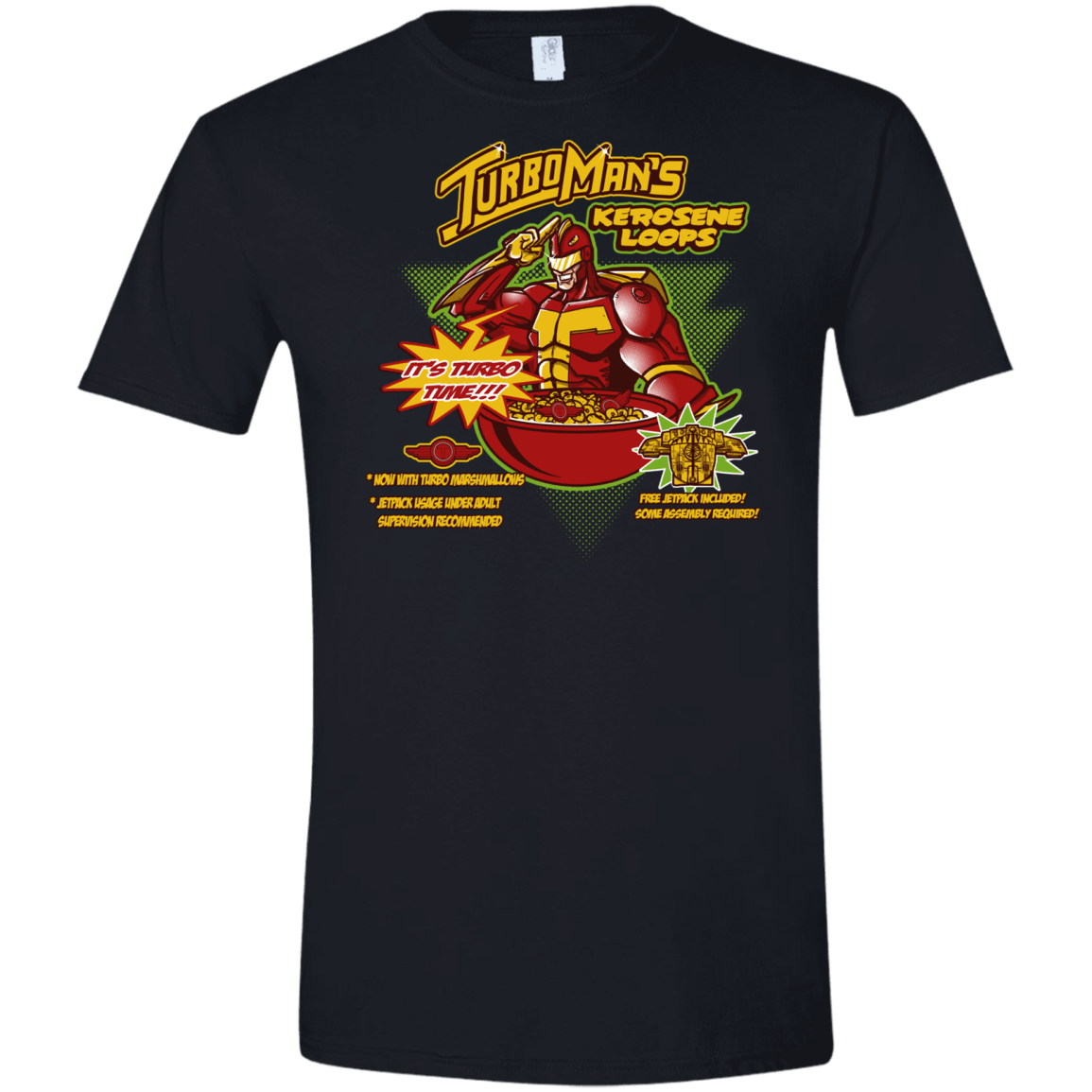 T-Shirts Black / X-Small Kerosene Loops Men's Semi-Fitted Softstyle