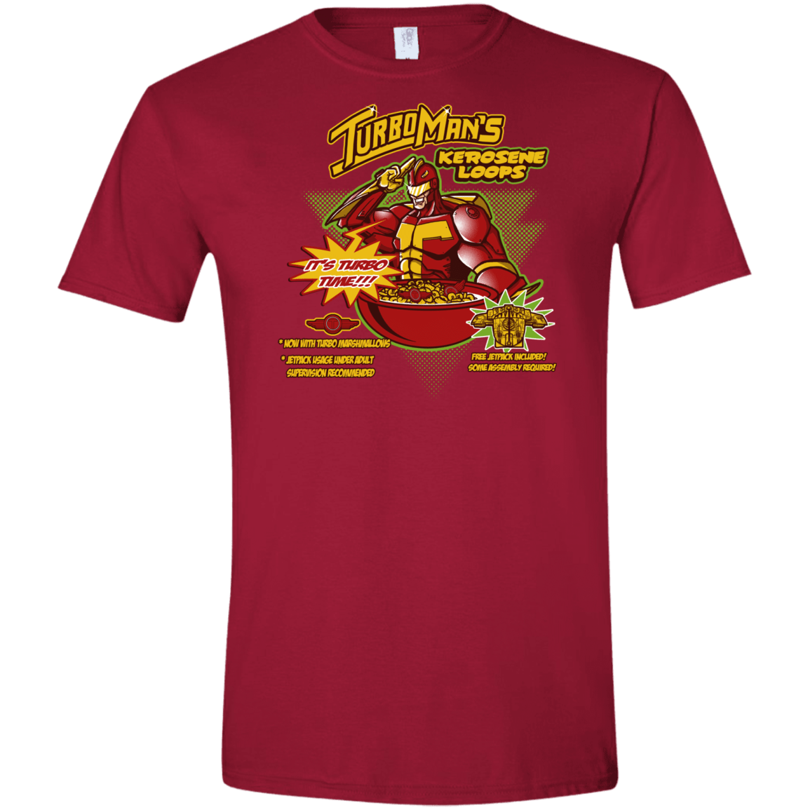 T-Shirts Cardinal Red / S Kerosene Loops Men's Semi-Fitted Softstyle