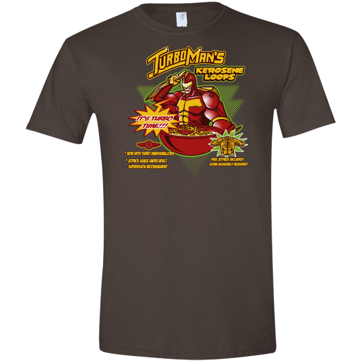 T-Shirts Dark Chocolate / S Kerosene Loops Men's Semi-Fitted Softstyle