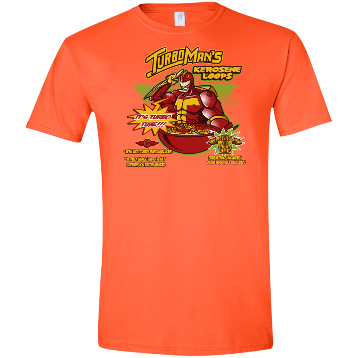 T-Shirts Orange / S Kerosene Loops Men's Semi-Fitted Softstyle