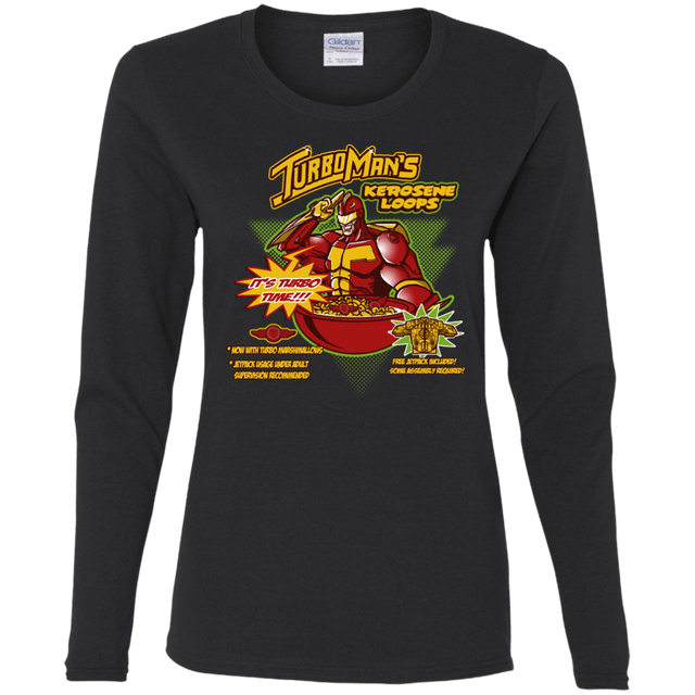 T-Shirts Black / S Kerosene Loops Women's Long Sleeve T-Shirt