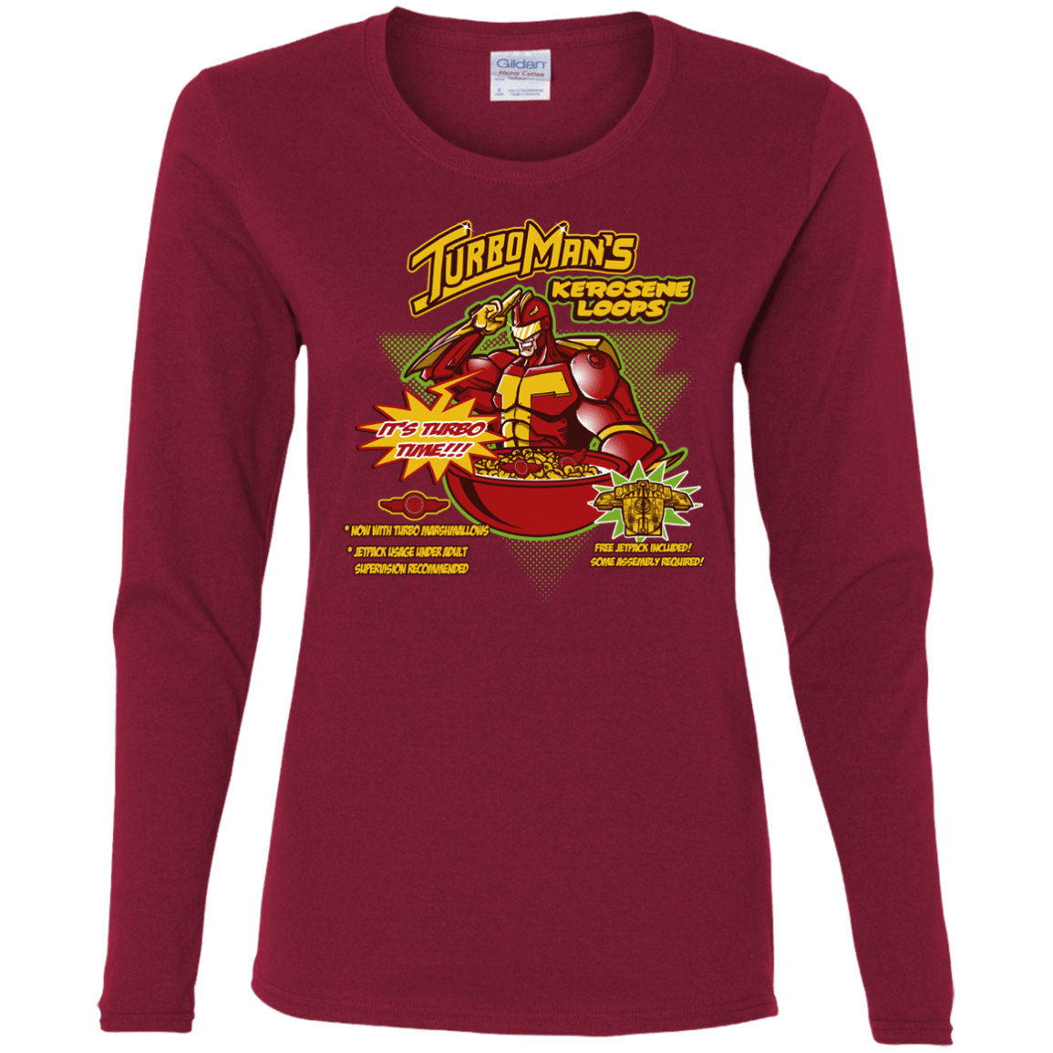 T-Shirts Cardinal / S Kerosene Loops Women's Long Sleeve T-Shirt