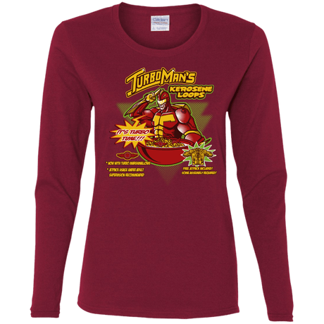 T-Shirts Cardinal / S Kerosene Loops Women's Long Sleeve T-Shirt