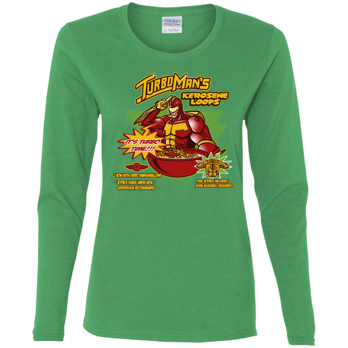 T-Shirts Irish Green / S Kerosene Loops Women's Long Sleeve T-Shirt