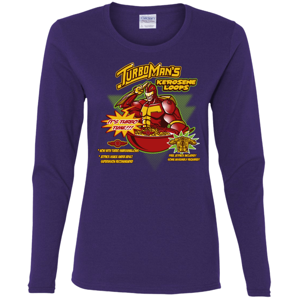 T-Shirts Purple / S Kerosene Loops Women's Long Sleeve T-Shirt