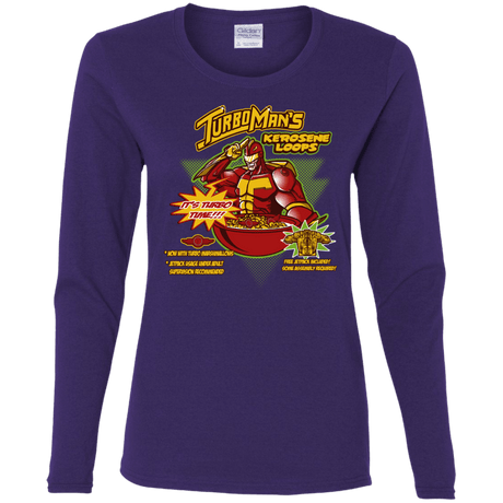 T-Shirts Purple / S Kerosene Loops Women's Long Sleeve T-Shirt