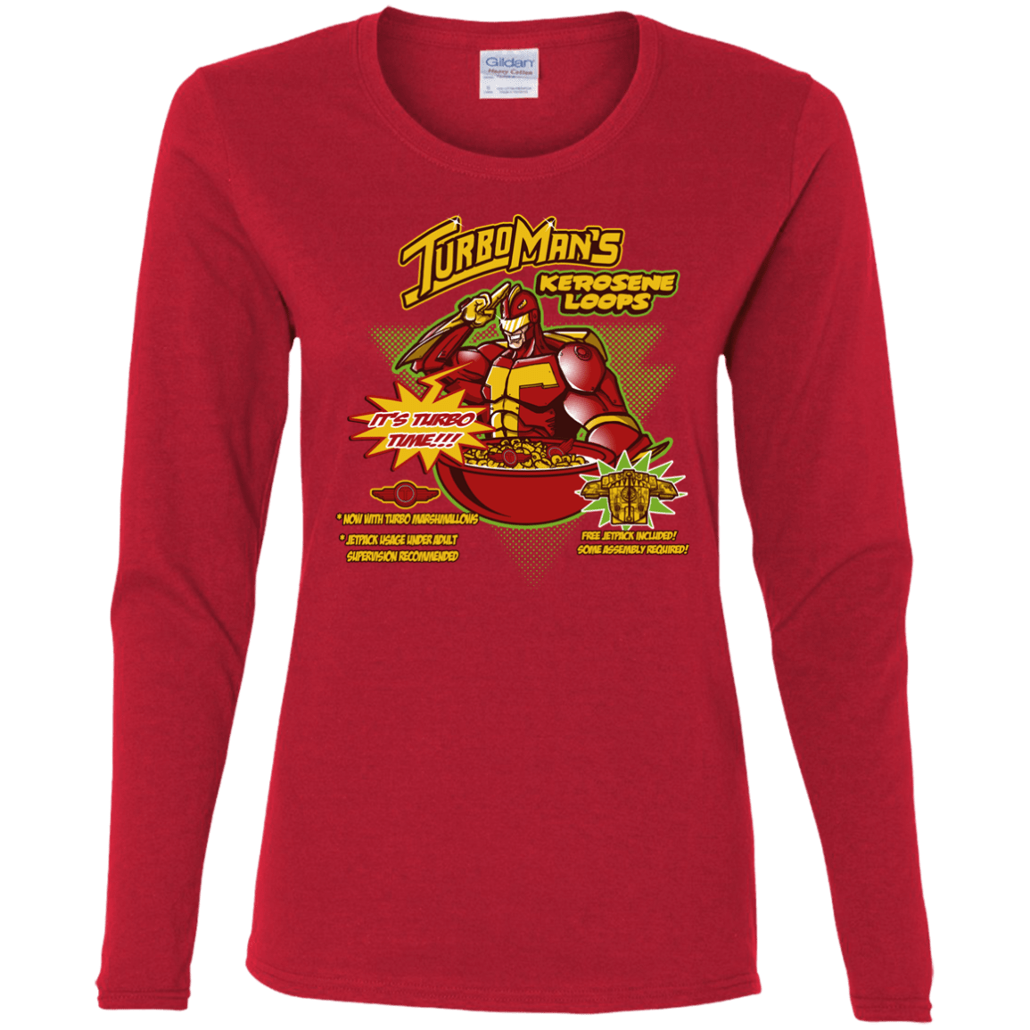T-Shirts Red / S Kerosene Loops Women's Long Sleeve T-Shirt