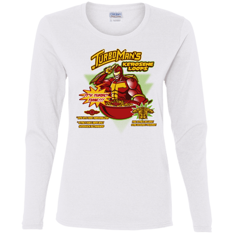 T-Shirts White / S Kerosene Loops Women's Long Sleeve T-Shirt