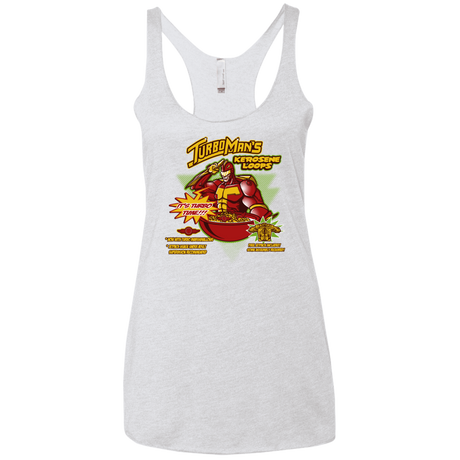T-Shirts Heather White / X-Small Kerosene Loops Women's Triblend Racerback Tank