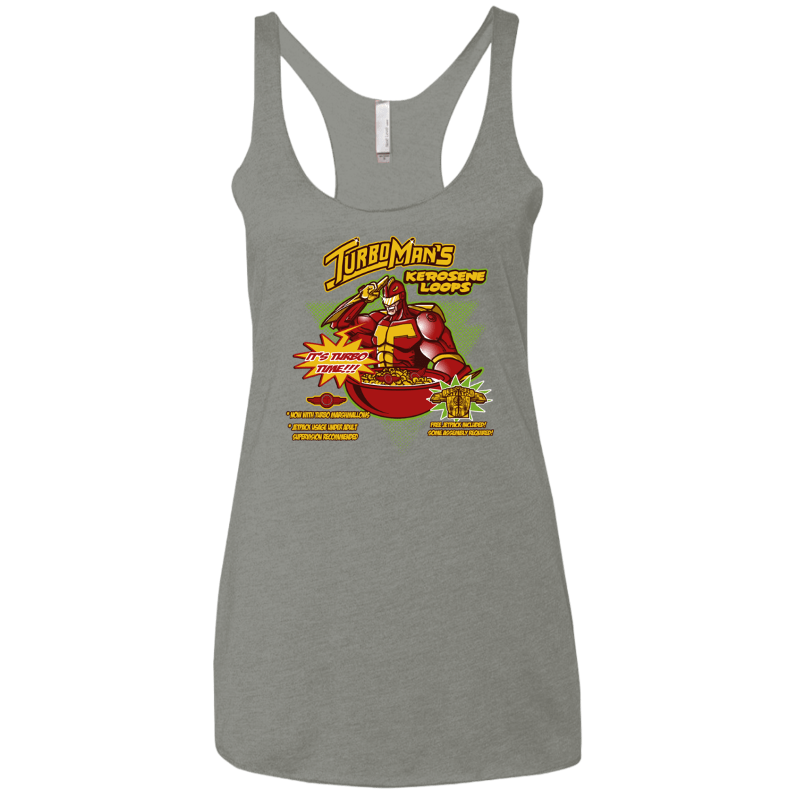 T-Shirts Venetian Grey / X-Small Kerosene Loops Women's Triblend Racerback Tank