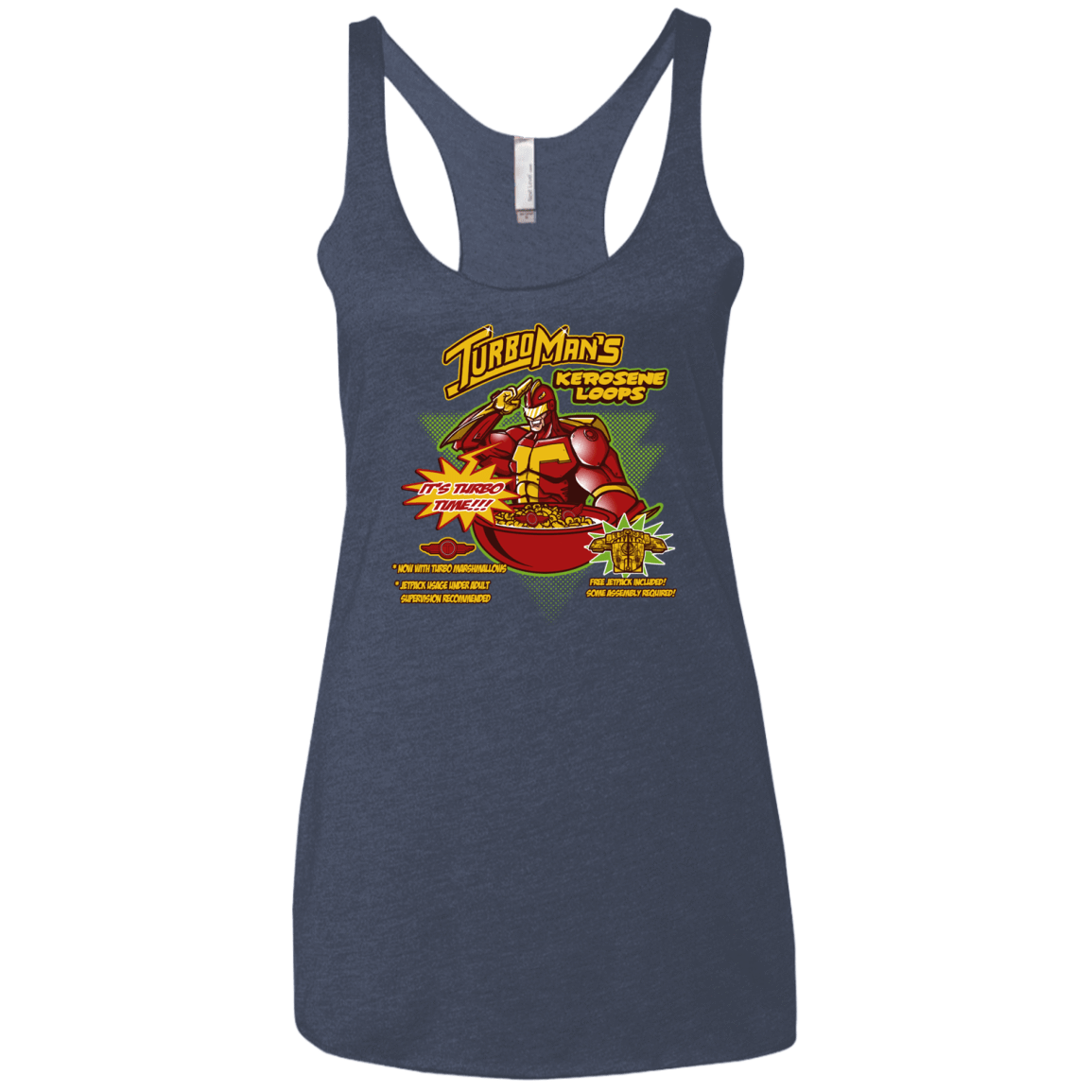 T-Shirts Vintage Navy / X-Small Kerosene Loops Women's Triblend Racerback Tank