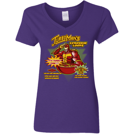 T-Shirts Purple / S Kerosene Loops Women's V-Neck T-Shirt